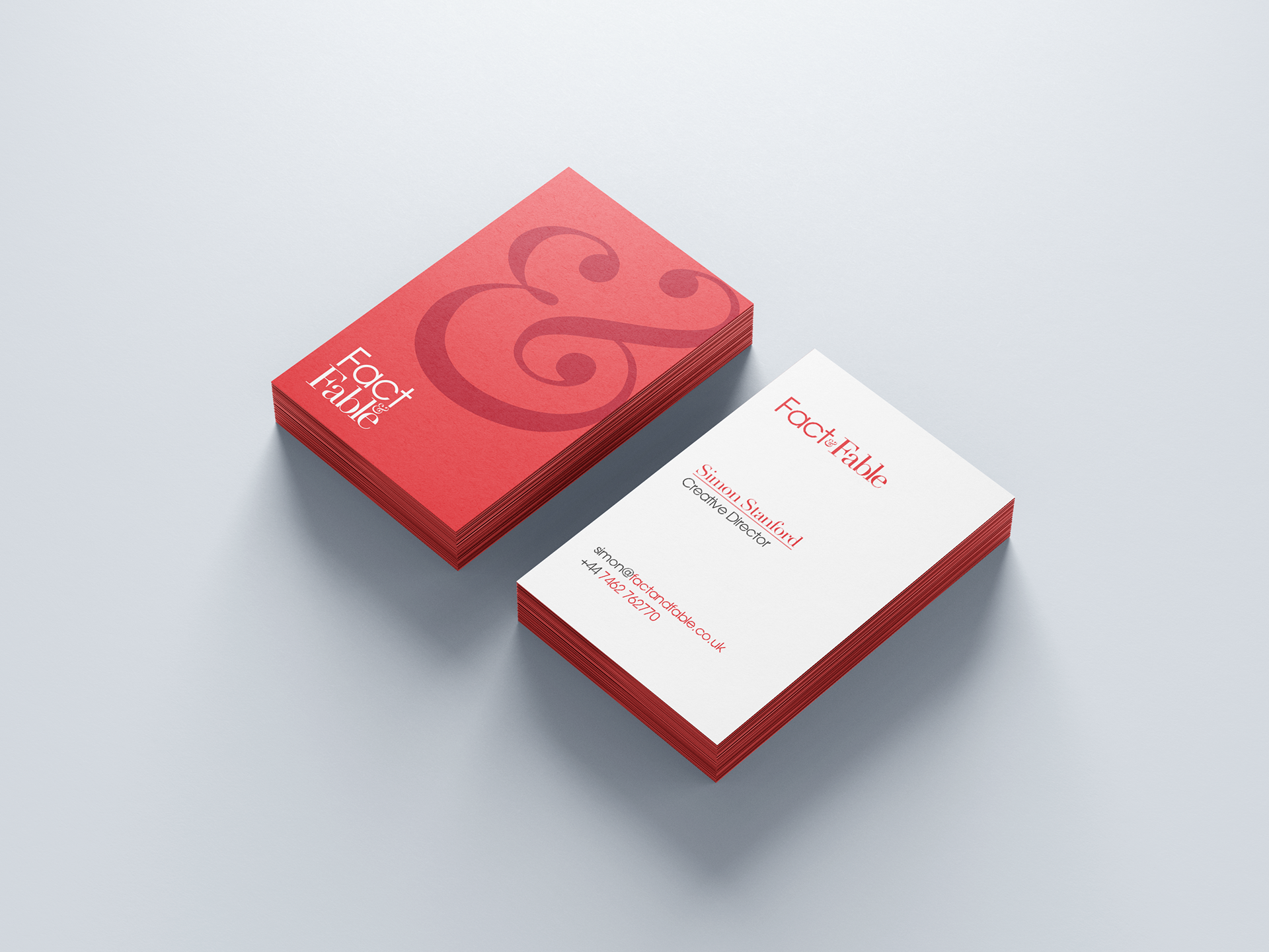 Fact & Fable brand identity variation 2
