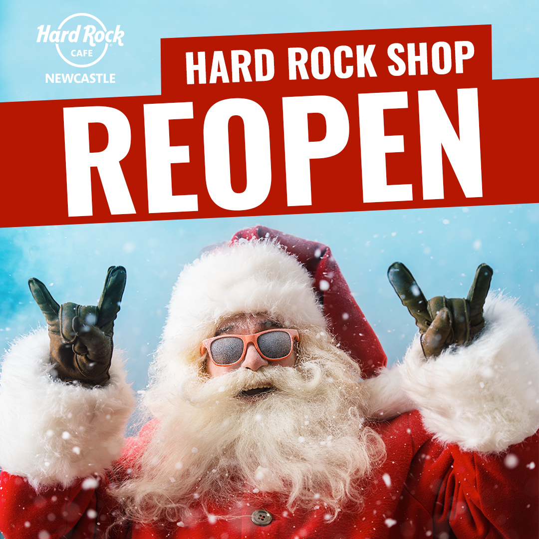 Hard Rock Cafe Newcastle reopening social design