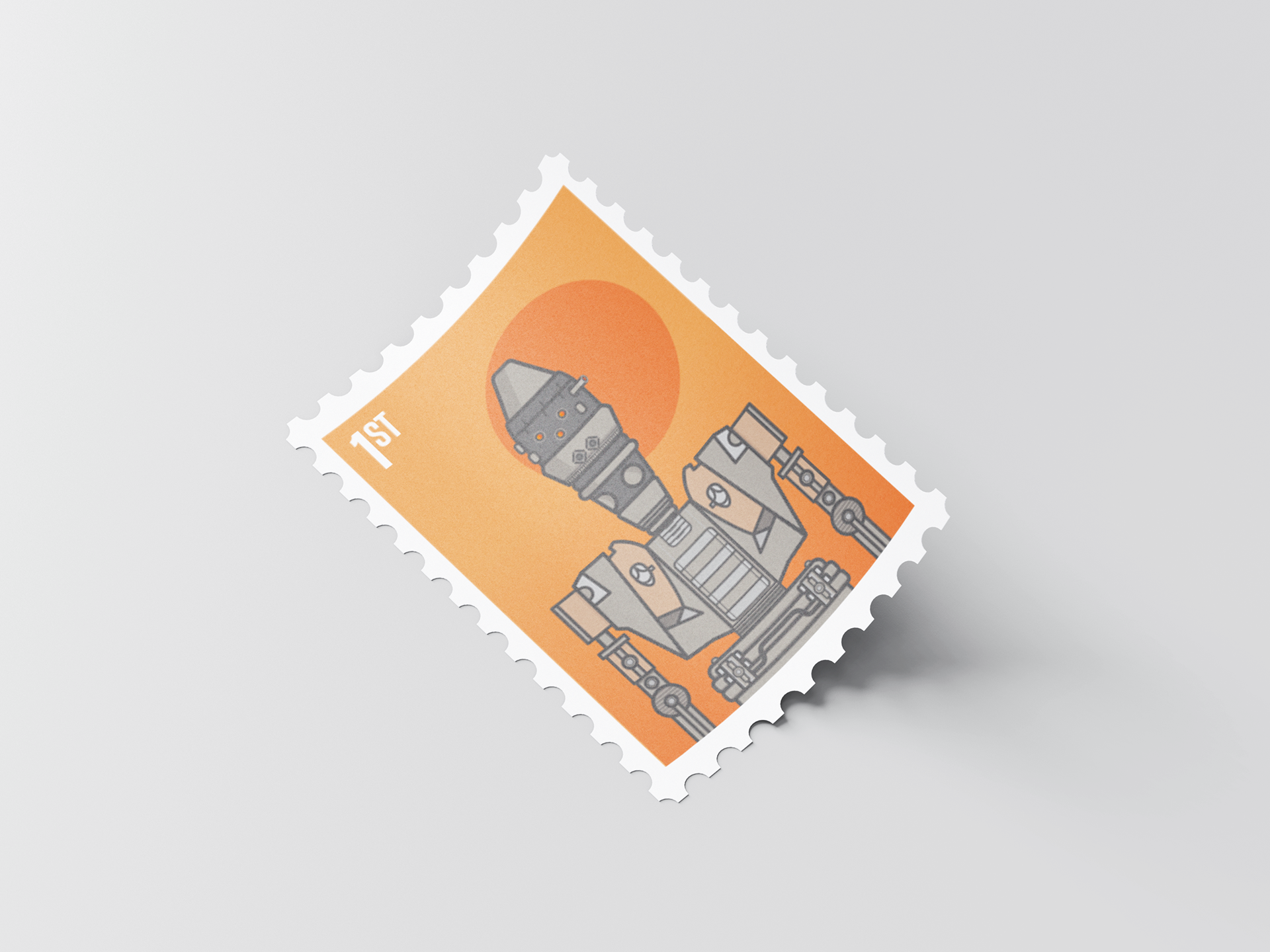 Droid stamp illustration 11