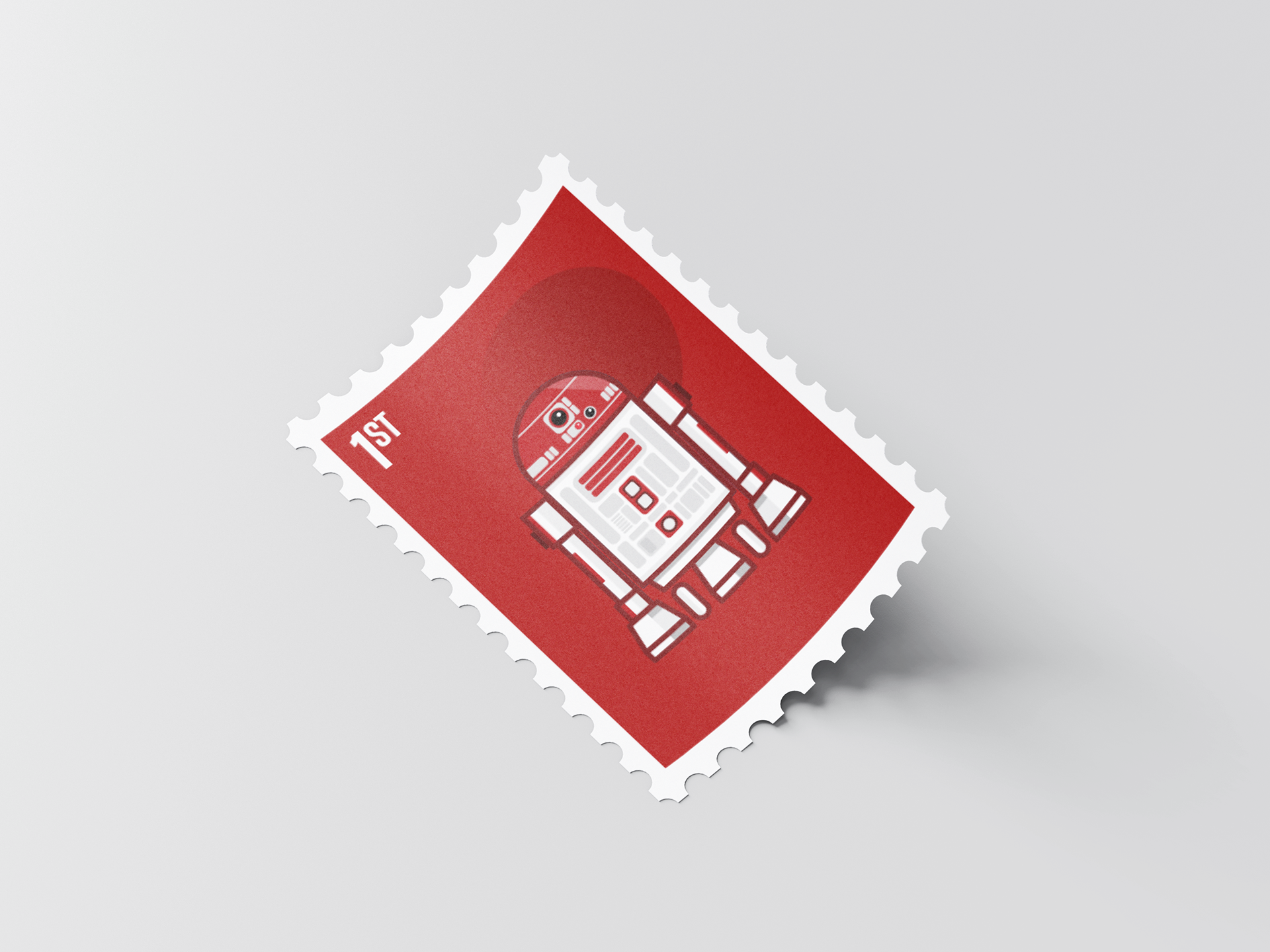 Droid stamp illustration 9