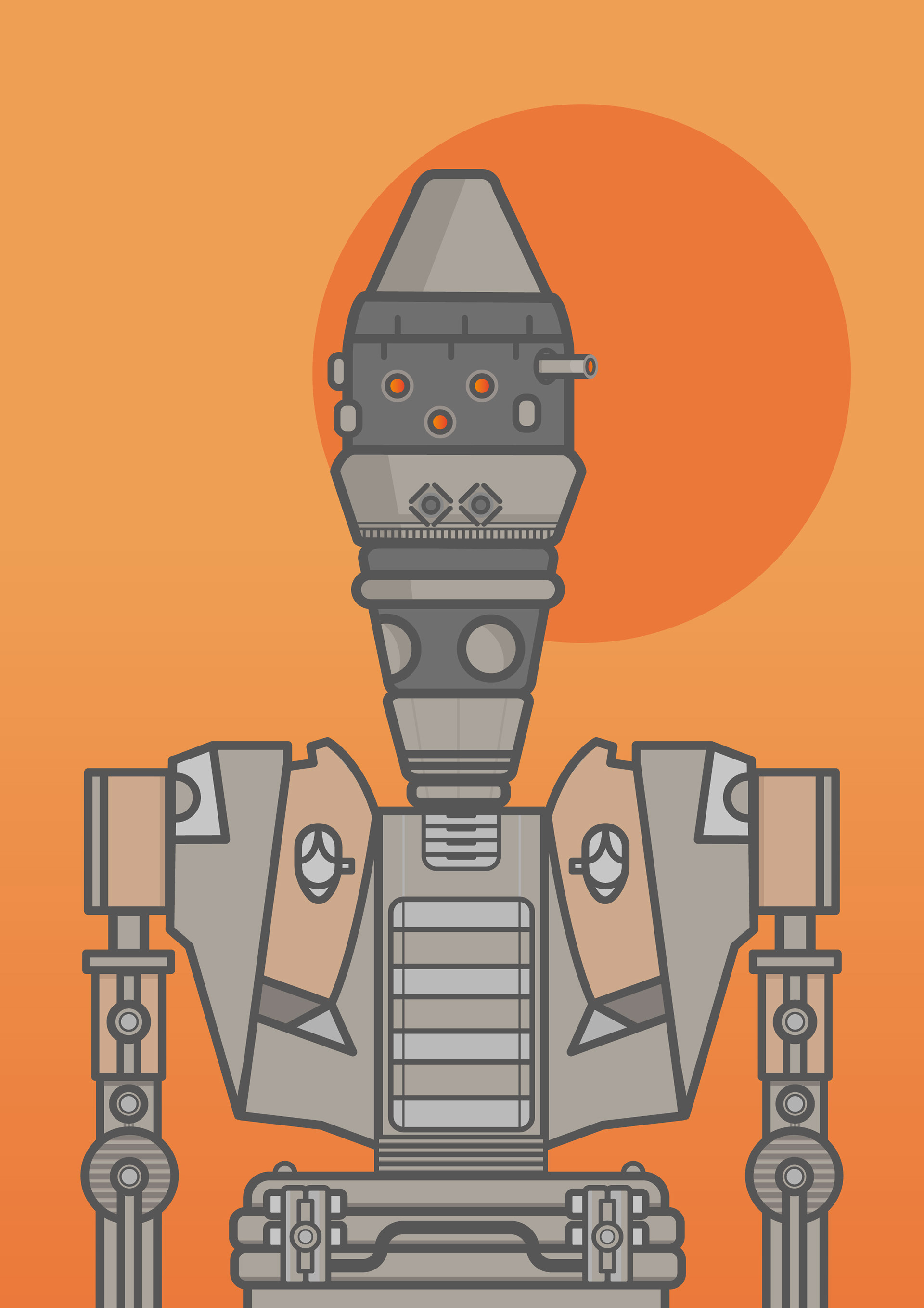 Droid stamp illustration 10